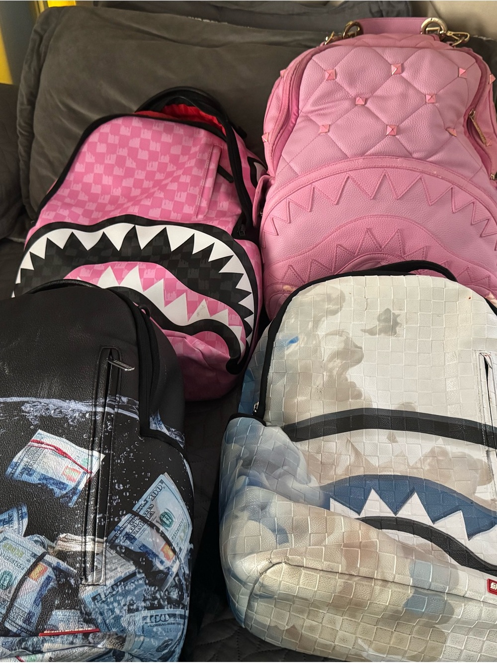 4 Sprayground bookbags (all limited edition)